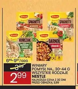 Wafelek Pomysł na... Spaghetti po bolońsku Winiary oferta