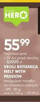 SuperPharm Emulgujące masełko do zmywania makijażu i SPF Melt With Passion Veoli Botanica oferta