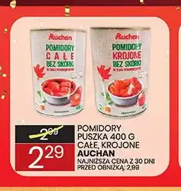 Wafelek Pomidory puszka całe Auchan oferta