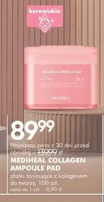 SuperPharm Płatki tonizujące z kolagenem do twarzy Mediheal Collagen Ampoule Pad oferta