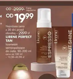 SuperPharm Kosmetyki samoopalające do ciała Perfect Tan Lirene oferta