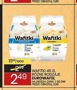 Wafelek Wafitki różne rodzaje Eurowafel oferta