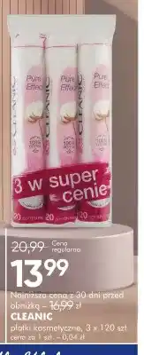SuperPharm Płatki kosmetyczne Cleanic 3-pak oferta