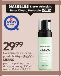 SuperPharm Pianka z prebiotykami do mycia twarzy Lierac oferta