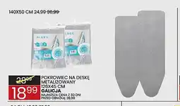 Wafelek Pokrowiec na deskę metalizowany 126x45 cm Galicja oferta