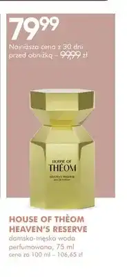 SuperPharm Damsko-męska woda perfumowana House of Thèom Heaven's Reserve oferta