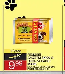 Wafelek Saszetki dla psa Pedigree 8-pak oferta