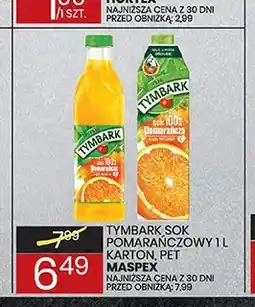 Wafelek Sok pomarańczowy Tymbark oferta