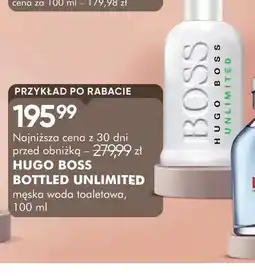 SuperPharm Woda toaletowa męska Hugo Boss Bottled Unlimited oferta