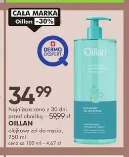SuperPharm Olejkowy żel do mycia Oillan oferta