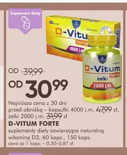 SuperPharm Suplement diety D-Vitum Forte 4000 j.m oferta