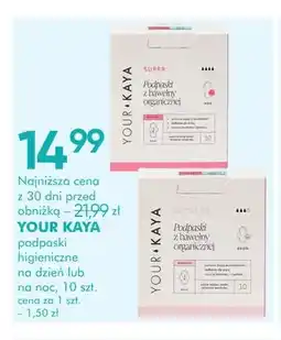 SuperPharm Podpaski higieniczne na dzień Your Kaya oferta