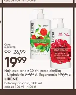 SuperPharm Balsam do ciała Ujędrnienie Lirene oferta