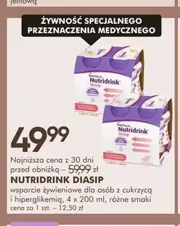 SuperPharm Nutridrink Diasip 4-pak oferta