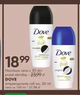 SuperPharm Antyperspirant roll-on Invisible Dry Dove oferta