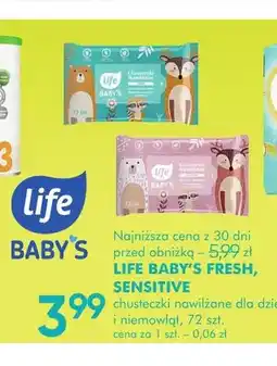 SuperPharm Chusteczki nawilżane dla dzieci i niemowląt Fresh Life Baby's oferta