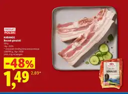 Lidl Boczek Kabanos oferta