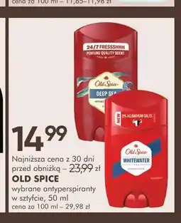 SuperPharm Antyperspirant w sztyfcie Deep Sea Old Spice oferta