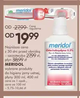 SuperPharm Produkty do higieny jamy ustnej Meridol oferta