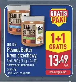 ALDI Krem orzechowy Peanut Butter smooth Go On oferta