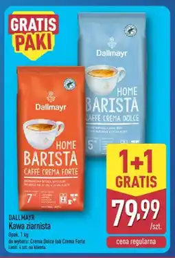 ALDI Kawa ziarnista Dallmayr Home Barista Caffè Crema Dolce oferta