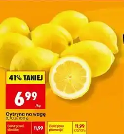 Biedronka Cytryna na wagę oferta