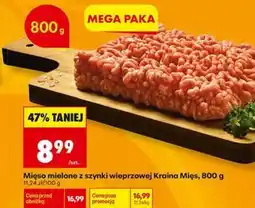 Biedronka Mięso mielone z szynki wieprzowej Kraina Mięs oferta