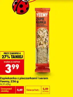 Biedronka Zapiekanka z pieczarkami i serem Yeemy oferta