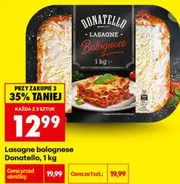 Biedronka Lasagne bolognese Donatello oferta