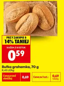 Biedronka Bułka grahamka oferta
