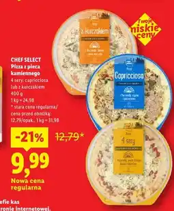 Lidl Pizza z pieca kamiennego z kurczakiem Chef Select oferta