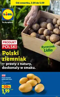 Lidl Ziemniaki jadalne myte polskie Ryneczek Lidla oferta