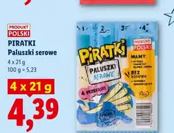 Lidl Paluszki serowe Pilos Piratki 4-pak oferta