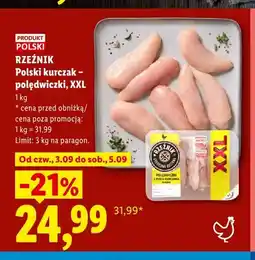 Lidl Polędwiczki z piersi kurczaka XXL Rzeźnik oferta