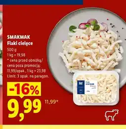 Lidl Flaki cielęce krojone Smakmak oferta