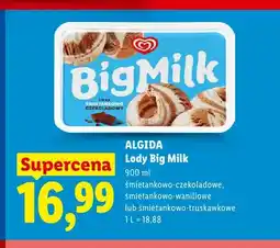 Lidl Lody Algida Big Milk śmietankowo-czekoladowe oferta