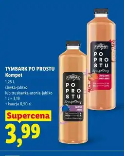 Lidl Kompot Tymbark Po Prostu Śliwka-Jabłko oferta