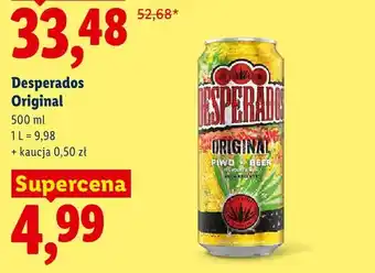 Lidl Piwo Desperados Original oferta