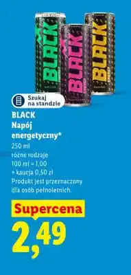 Lidl Napój energetyczny Black Mojito Zero Sugar oferta