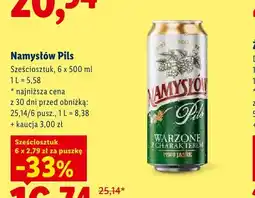 Lidl Piwo Namysłów Pils 6-pak oferta