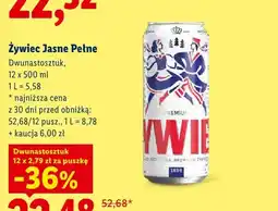 Lidl Piwo Żywiec 12-pak oferta