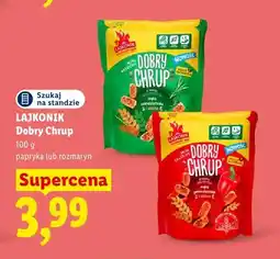 Lidl Mini paluchy Lajkonik Dobry Chrup rozmaryn oferta