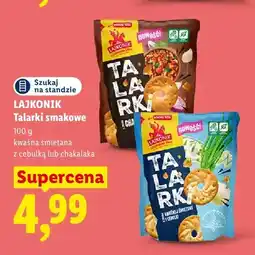 Lidl Talarki smakowe Lajkonik kwaśna śmietana z cebulką oferta