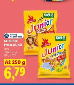 Lidl Przekąski Lajkonik Junior Safari XXL oferta