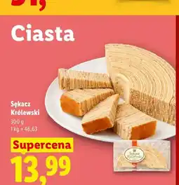 Lidl Ciasto Sękacz Królewski oferta