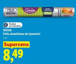 Lidl Folia aluminiowa do żywności z tłoczeniem Gosia 20 m oferta