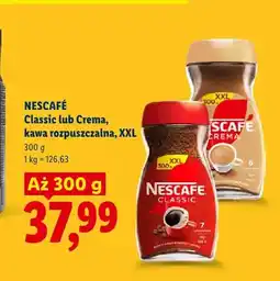 Lidl Kawa rozpuszczalna Nescafé Classic XXL oferta