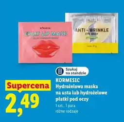 Lidl Hydrożelowa maska na usta Kormesic Fruit Lip Mask oferta