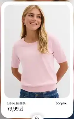 Cienki sweter Bonprix