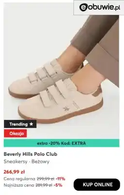 eobuwie Sneakersy Beverly Hills Polo Club oferta